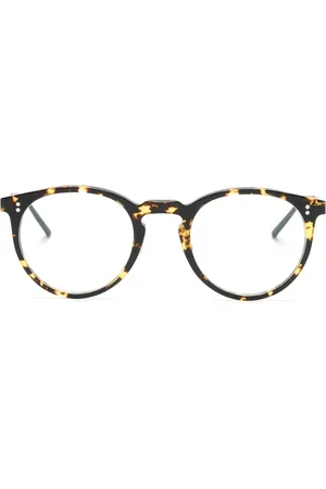 Oliver Peoples Tortoiseshell round-frame glasses