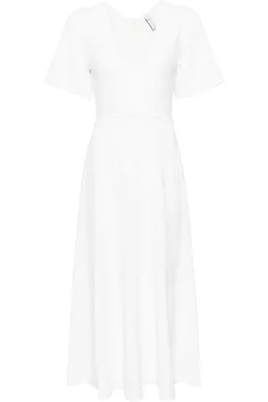 Needle & Thread Pointelle-knit midi dress