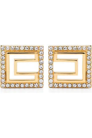 Elisabetta Franchi Micro-square rhinestone earrings