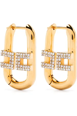Elisabetta Franchi Rhinestone earrings