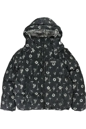 Purple Brand Printed corduroy padded jacket
