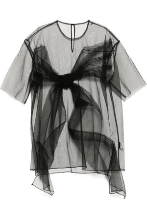 JNBY Bow-embellished oversize t-shirt