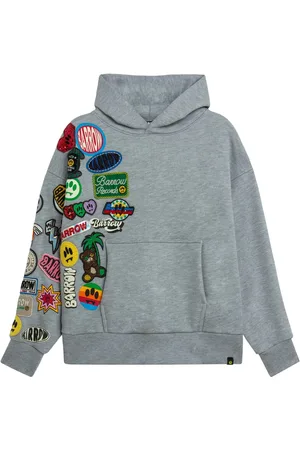 BARROW Patch-detail hoodie