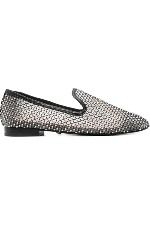 Lola Cruz Crystal-embellished slippers