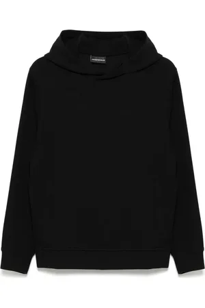 Emporio Armani Logo-patch hoodie