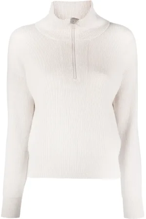 Brunello Cucinelli Half-zip cashmere jumper