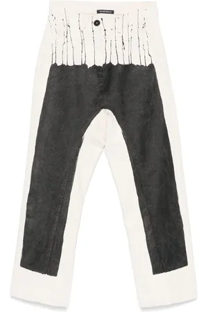 RUNDHOLZ Paint splatter-detail jeans