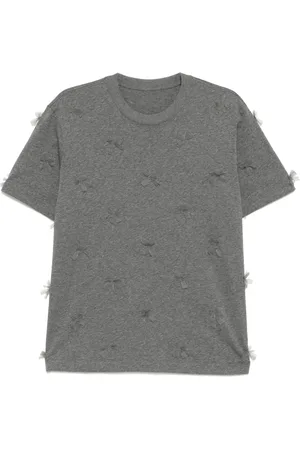 JNBY Bow-embellished T-shirt