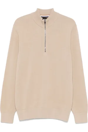 HUGO BOSS Zipped cotton sweater