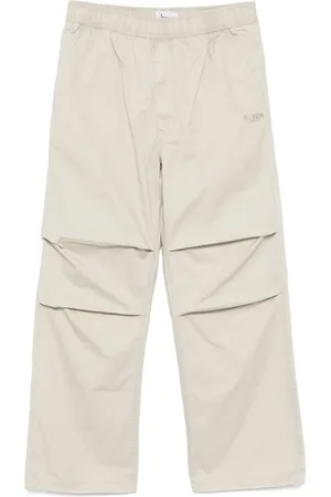 Izzue Logo-embroidered trousers
