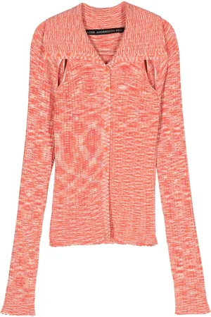 Andersson Bell Rozy cut-out ribbed-knit cardigan