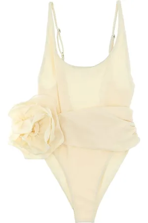 MAGDA BUTRYM Flower-detailing swimsuit