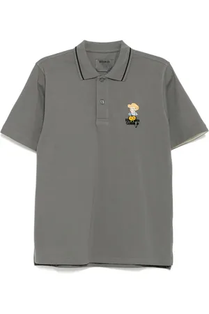 Musium Div. Embroidered polo shirt
