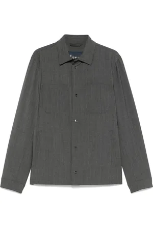 HERNO Interlock-weave shirt jacket