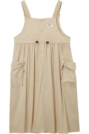 Musium Div. Logo-patch midi dress
