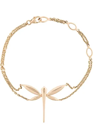 ANAPSARA 18kt rose gold dragonfly chain bracelet