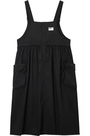 Musium Div. Logo-patch midi dress