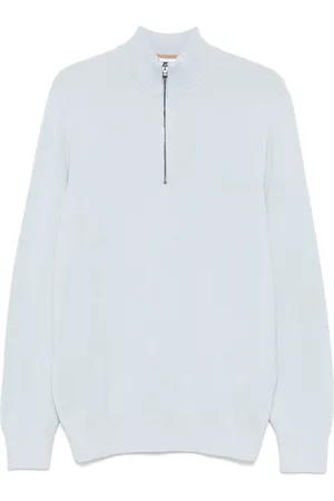 HUGO BOSS Zipped cotton sweater
