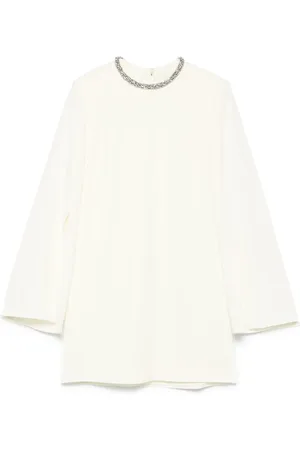 Roland Mouret Embellished cady mini dress
