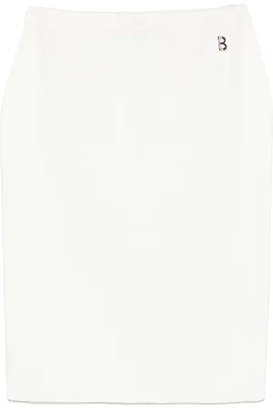 Blugirl Floral-embroidered skirt