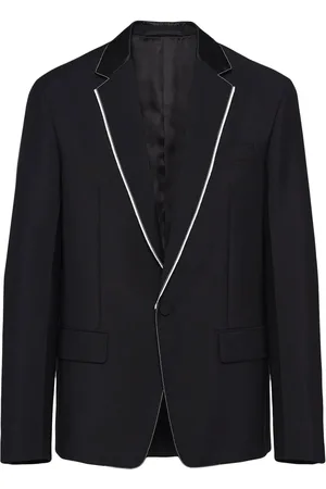 Prada Single-breasted mohair-wool jacket