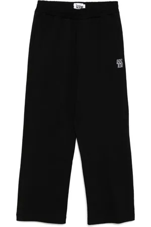 Izzue Logo-embroidered trousers