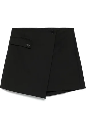 Karl Lagerfeld Logo-embroidered skorts