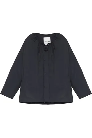 YVES SALOMON Drawstring-neck down jacket