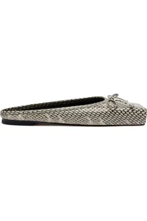 Jacquemus Snakeskin-effect mules