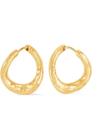 Dower and Hall Twist huggie hoop earrings