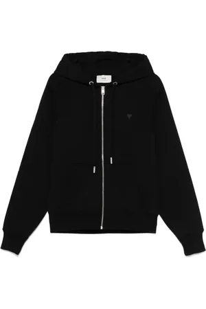 Ami Ami de Coeur-embroidered hoodie