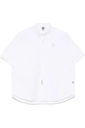 A Bathing Ape AAPENOW moonface-logo shirt