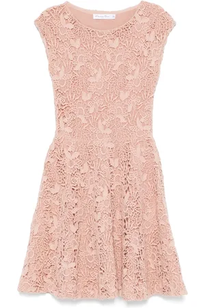 Dior 2010s guipure-lace dress