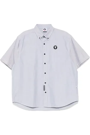 A Bathing Ape Logo-patch shirt