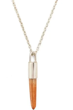 PARTS OF FOUR Talisman iron stained quartz necklace