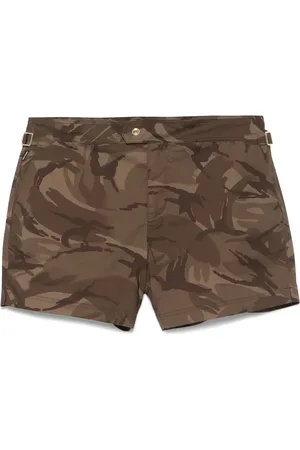 Tom Ford Camouflage-print swim shorts