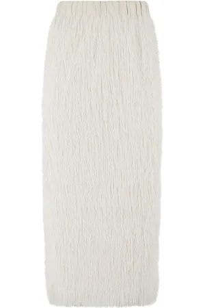 ALYSI Fully-fringed skirt