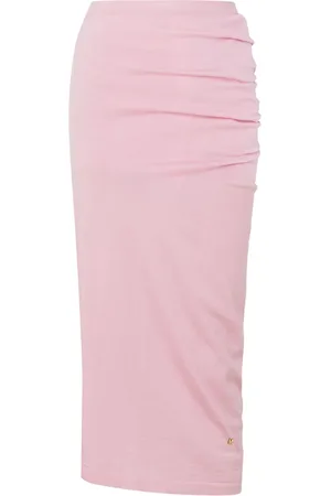 Moschino Ruched midi skirt