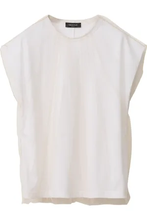 Fabiana Filippi Organza-overlay top