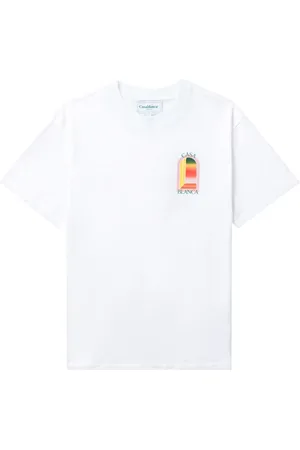 Casablanca Tennis Club Icon organic cotton T-shirt