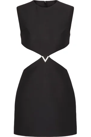 VALENTINO GARAVANI Crepe Couture minidress