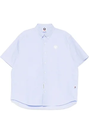A Bathing Ape Logo-patch shirt
