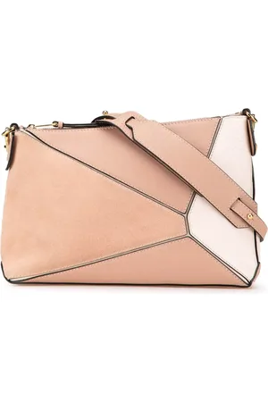Loewe 2010-2024 Mini Leather and Suede Puzzle crossbody bag