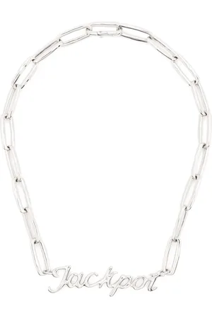 Jil Sander Jackpot-plaque necklace