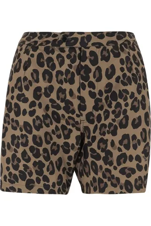 Aspesi Leopard-print shorts