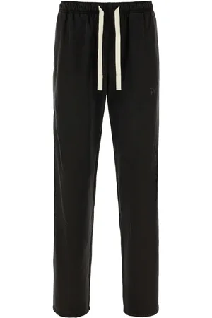 Palm Angels Monogram-embroidered straight trousers