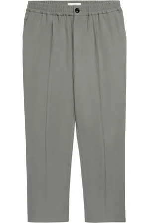 Ami Elasticated cropped trousers