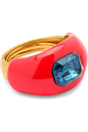 Oscar de la Renta Crystal-embellished ring