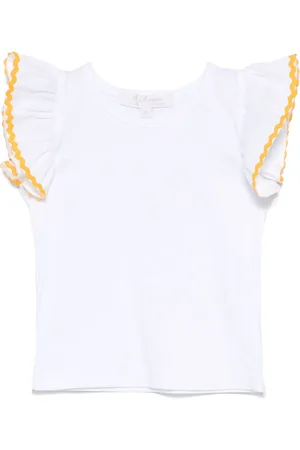 Mariella Ferrari Scallop-detail top