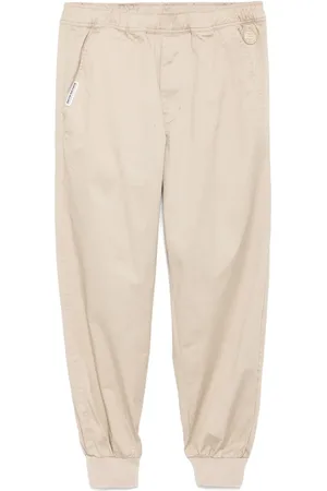 A Bathing Ape Logo-patch tapered trousers